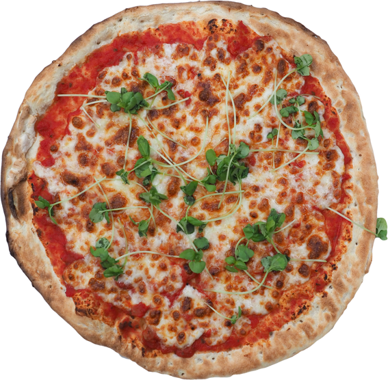 Margherita Pizza Baked Food Transparent PNG