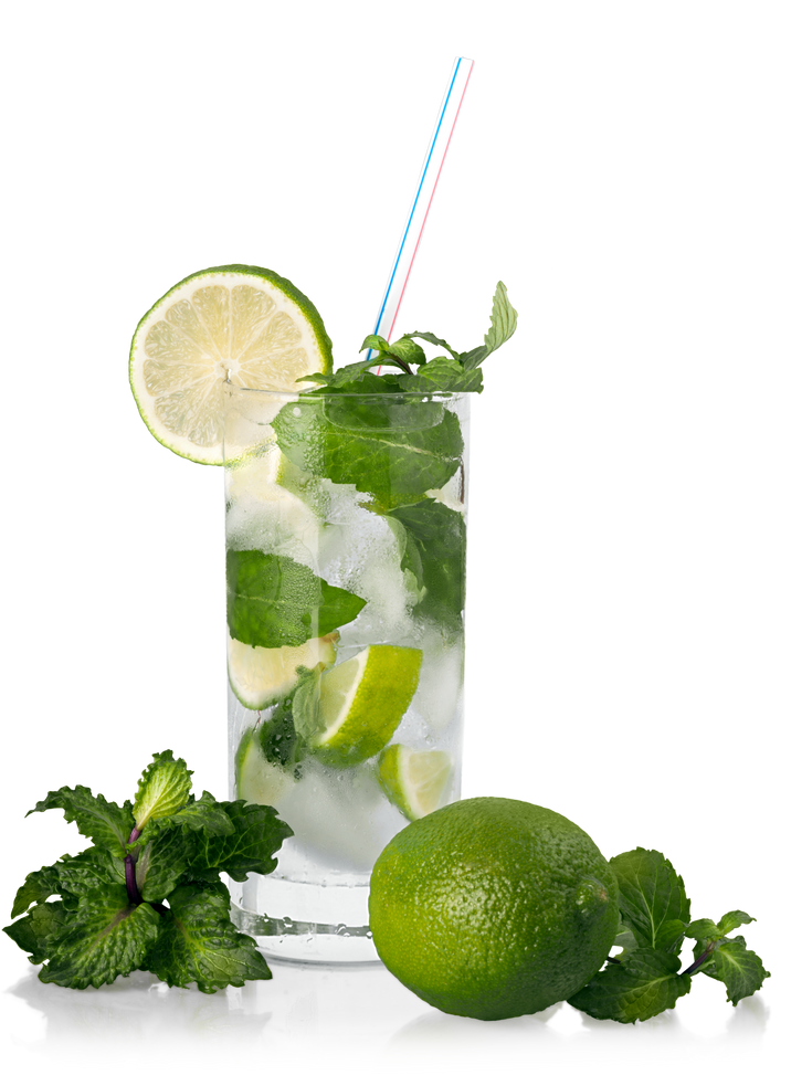 Cutout of a Mojito Cocktail